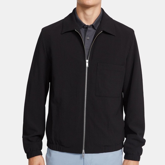 Theory Other - Theory Weissly Jacket in Seersucker Stretch Wool XL